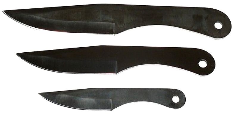 Набір ножів метальних 3 шт., 3613 - фото товару