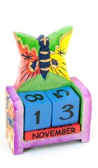 Календарь настольный "Бабочка" дерево (10х7х4 см), K329676E - фото товару
