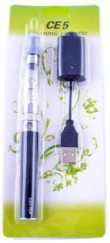 Електронна сигарета CE-5, 650 mAh (блістерна упаковка) №609-39 Black, №609-39 Black - фото товару