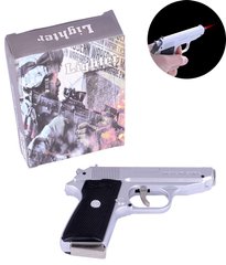 Зажигалка газовая с ножом Walther PPK (Турбо пламя) №XT-4967 Silver, №XT-4967 Silver - фото товара