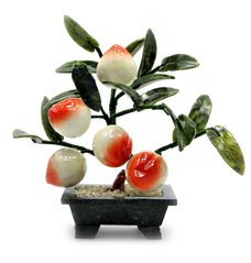 Дерево персик (5 плодів)(23х24х13 см)(A02), K321165 - фото товару