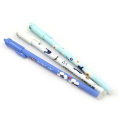 Ручка, що стирається, Aodemei "Cat" 0,38 мм, син., 12шт./етик., K2753934OO34231-GP - фото товару