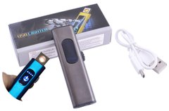 USB запальничка в подарунковій упаковці Lighter (Спіраль розжарювання) №HL-59 Black, №HL-59 Black - фото товару