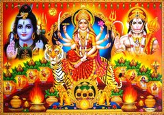 Постер "Индийские боги" Дурга Jothi 7904, K89040041O621684625 - фото товару