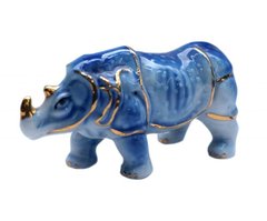 Носорог синий фаянс, K89320000O362833161 - фото товара