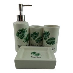 Набор для ванной керамический "Пальмовые листья", K335080A - фото товара