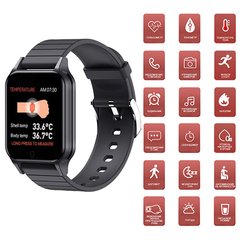 Smart Watch T96, температура тіла, black, SL7579 - фото товару