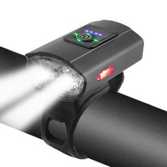 Велосипедний ліхтар 2285-2XPE ULTRA LIGHT, ALUMINUM, індикація заряду, Waterproof, акум., ЗУ micro USB, SL8473 - фото товару