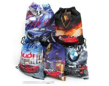 Мішок для взуття нейлон "Авто" 37*43см, mix5, K2733399OO4300 - фото товару