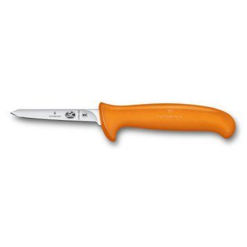 Кухонний ніж "Victorinox" Fibrox Poultry лезо 8см вузьке з помар. ручкою Small, 5.5909.08S - фото товару