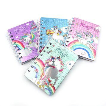 Блокнот на спирали &laquo;Unicorn&raquo; 11,5*8,5см, mix4, 1шт/этик., K2757613OO0601DSCN1 - фото товара