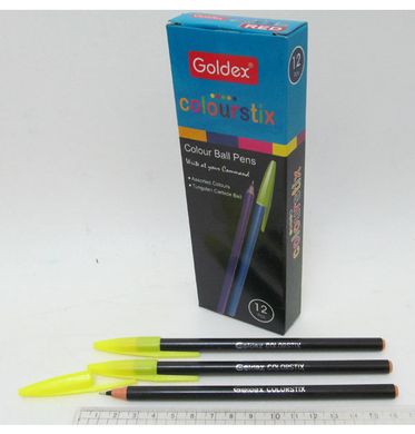 Ручка масляна Goldex "Colorstix # 932 Індія Black 1,0 мм, K2730521OO932-col-bk - фото товару