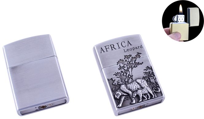Зажигалка карманная AFRICA (Обычное пламя) №HL-117-3, №HL-117-3 - фото товара