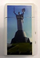 Зажигалка карманная с фонариком Киев-Родина мать №2695-7, №2695-7 - фото товара