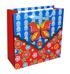Пакет подарунковий "Метелик" Синій + Червоний, K89040294O362833364 - фото товару
