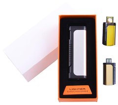 USB запальничка в подарунковій упаковці Lighter (Спіраль розжарювання) №HL-35 Silver, №HL-35 Silver - фото товару