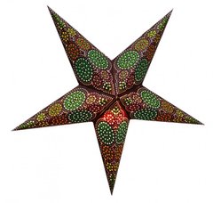 Светильник Звезда картонная 5 лучей BROWN SYDNEY, K89050084O1137471914 - фото товара