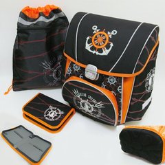 Набір: рюкзак-коробка+мішок для взуття+пенал плоский "Морський" (1002888), K2731155OOPREMIUM-D - фото товару