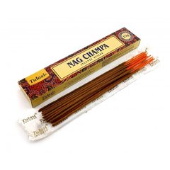 Nag Champa Incense Stiks 15 g (Пыльцовые благовония Наг Чампа 15 грамм)(Tulasi), K334392 - фото товара