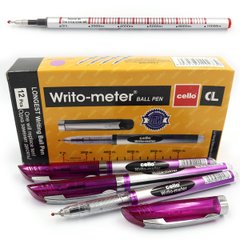 Ручка масляная CL "Writo-meter" 10 км 0,5мм фиолет, K2738842OO8048-VIO - фото товара