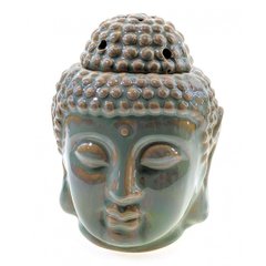 Аромалампа керамическая "Будда" зеленая (14х10,5х11 см), K332188 - фото товара