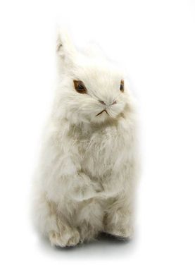 Кролик (натуральный мех)(22х15х10 см), K323748 - фото товара
