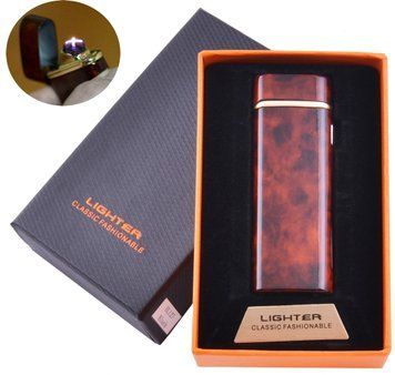 Електроімпульсна запальничка в подарунковій коробці LIGHTER (USB) №HL-127 Red, №HL-127 Red - фото товару