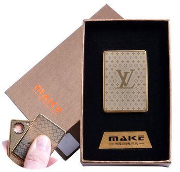 USB зажигалка-слайдер в подарочной коробке (спираль накаливания) №4693B-2, №4693B-2 - фото товара