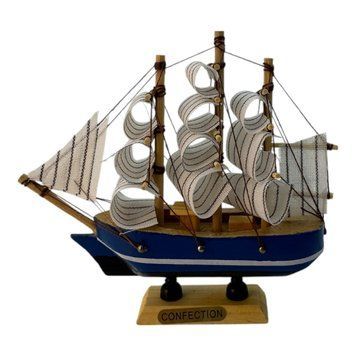Макет парусника на подставке "Морская мечта" (14х12,5х3,3 см), K336135A - фото товара