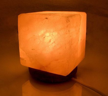 Соляная лампа (S-028) "Куб" (18 шт ящ.)(Гималайская соль), K323077 - фото товара