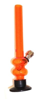 Бонг акрил, помаранчевий (30 см), G30-14 - фото товару