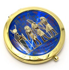 Дзеркальце косметичне "Єгипет" золото (d-7 см) (в коробці + чохол), K323947A - фото товару