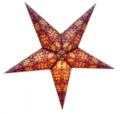 Светильник Звезда картонная 5 лучей BROWN CYCLONE, K89050085O1137471916 - фото товара