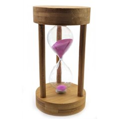 Часы песочные 10 мин розовый песок(17х9х9 см), K332049C - фото товара