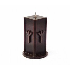 Свічка рунічна Ельхаз коричнева свічка рунічна, K89060421O1503731411 - фото товару