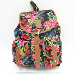 Рюкзак молодежный "Цветочный узор" 38*30*13 см, 7590 - фото товара