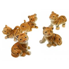 Тигры фарфоровые (н-р 4 шт) (6х6х4 см), K334186 - фото товара