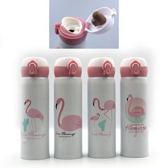 Пляшка-термос/води "Flamingo" 500 мл, що не прозо, mix, 1шт/етик., K2744266OO0218DSCN - фото товару