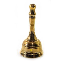 Дзвіночок з ручкою бронза (d-4,5 см, h-9 см) (95 м), K318335 - фото товару