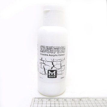 Фарба акрилова для кракелюра біла 100ml, K2733144OO100-002AMC - фото товару