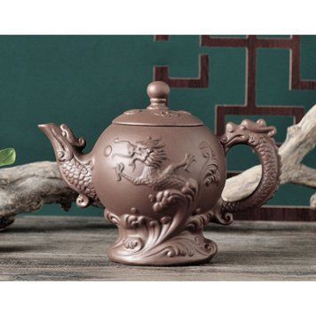 Чайник "Морской дракон" коричневый 600мл. 21*12,5*15см., K89200369O1995691970 - фото товара