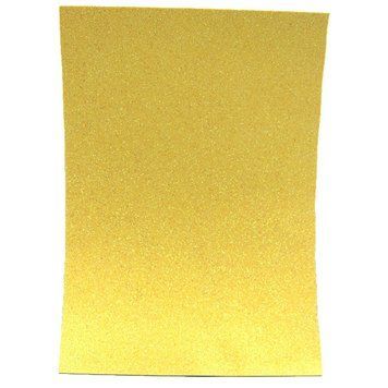 Фоамиран EVA 1.7&plusmn;0.1MM "Желтый" IRIDESCENT HQ A4 (21X29.7CM) с клеем, 10 лист./п./этик., K2744834OO17IK-7122 - фото товара