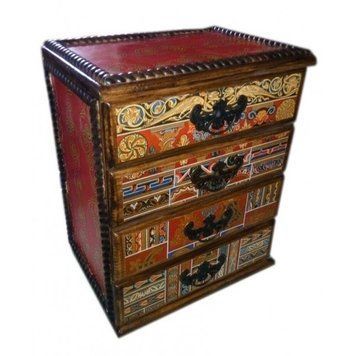 Шкатулка-комод "Тибетский орнамент" с обрамлением (Ясень)(22x15x26см.), K329213 - фото товару