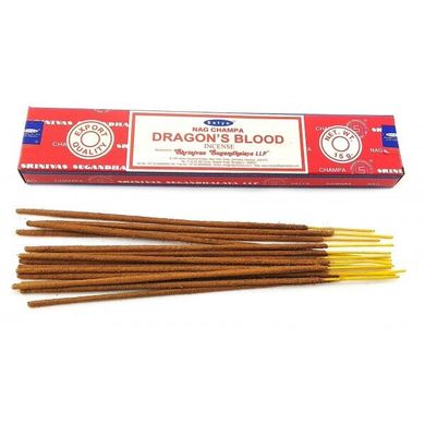 Dragons Blood (Кровь Драконов)(15 gms) (12/уп) (Satya) Масала благовоние, K332488 - фото товара