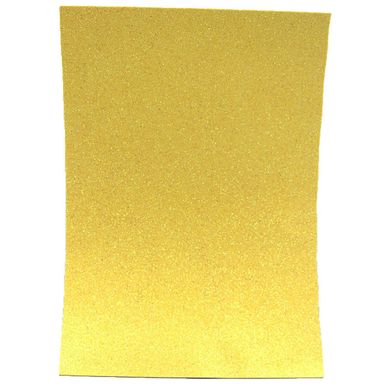 Фоамиран EVA 1.7±0.1MM "Желтый" IRIDESCENT HQ A4 (21X29.7CM) с клеем, 10 лист./п./этик., K2744834OO17IK-7122 - фото товара
