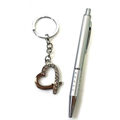 Ручка с брелоком "Сердечко" (17,5х9х2 см), K319910C - фото товара