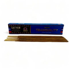 Tranquility premium incence sticks (Спокій) (Satya) пилкові пахощі 15 гр., K335037 - фото товару