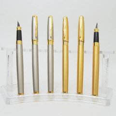 Ручка пір'яна металева "Baixin" золото + матів (-4,-8), K2708745OO801G-FP - фото товару