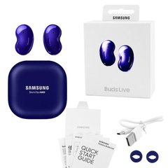 Бездротові навушники Samsung Galaxy Buds Live з кейсом, blue, SL8153 - фото товару