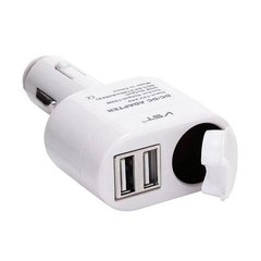 Автомобільна USB зарядка від прикурювача 12V VST-813, 2 USB, SL7973 - фото товару